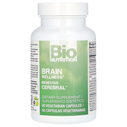 Bio Nutrition Brain Wellness - 60 Vegetarian Capsules