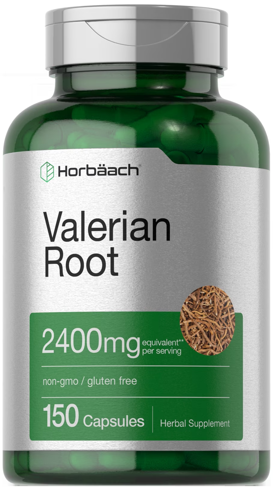Valerian Root Capsules 2400mg – 150 Count Non-GMO Gluten Free Herbal Supplement by Carlyle