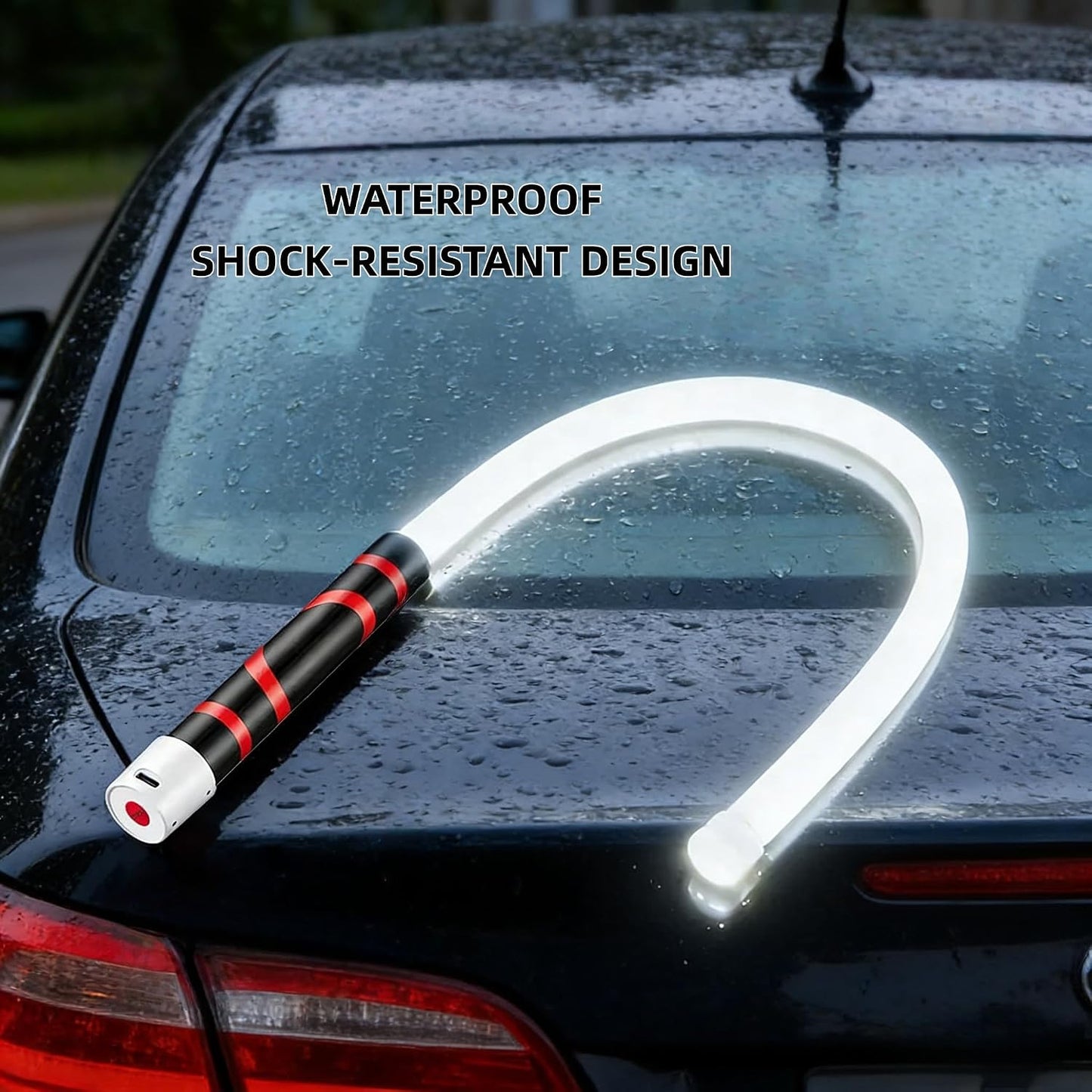 Flexible LED Light Stick | 27" Rechargeable Bendable Flashlight with 3 Brightness Modes | High Lumen Work Light for Car Repairs, Mechanical Inspection & Tight Spaces | LED Flashlight Stick