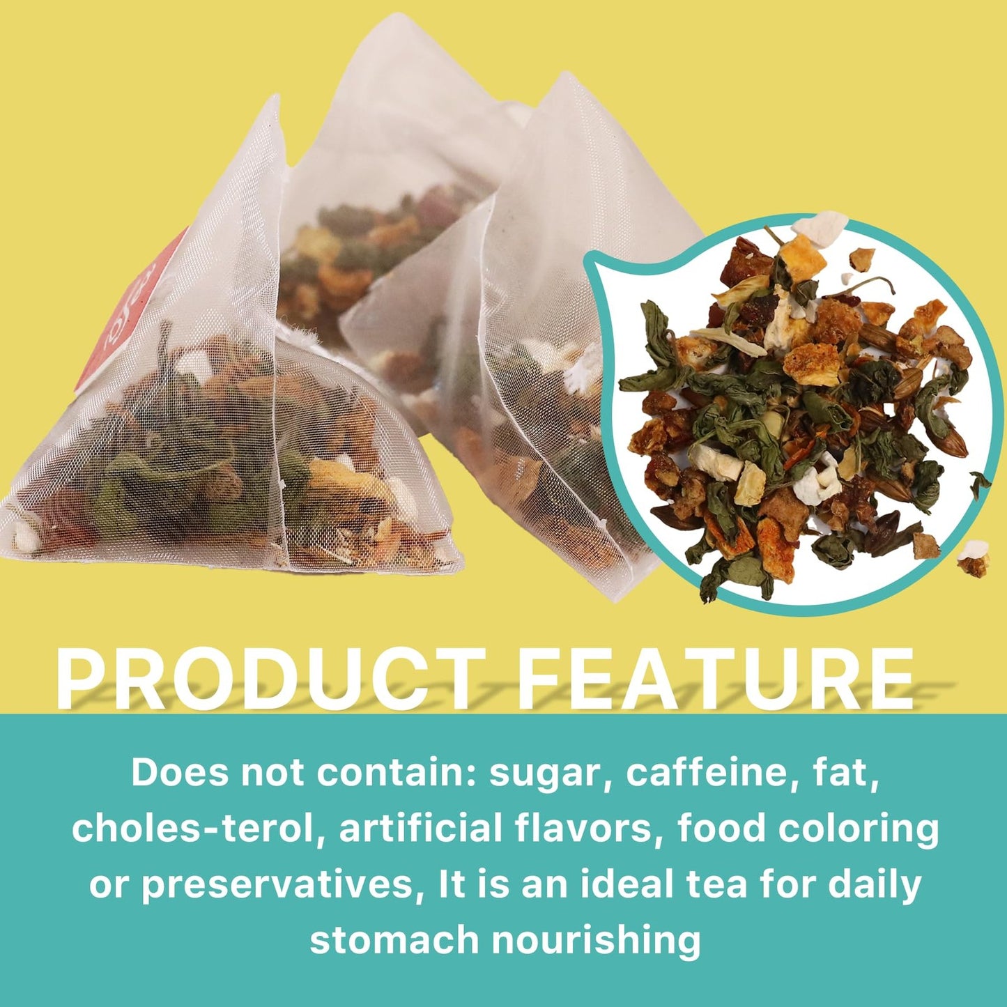 Natural Ulcer Healing Tea - 20 Pcs for Healthy Digestion & Stomach Relief