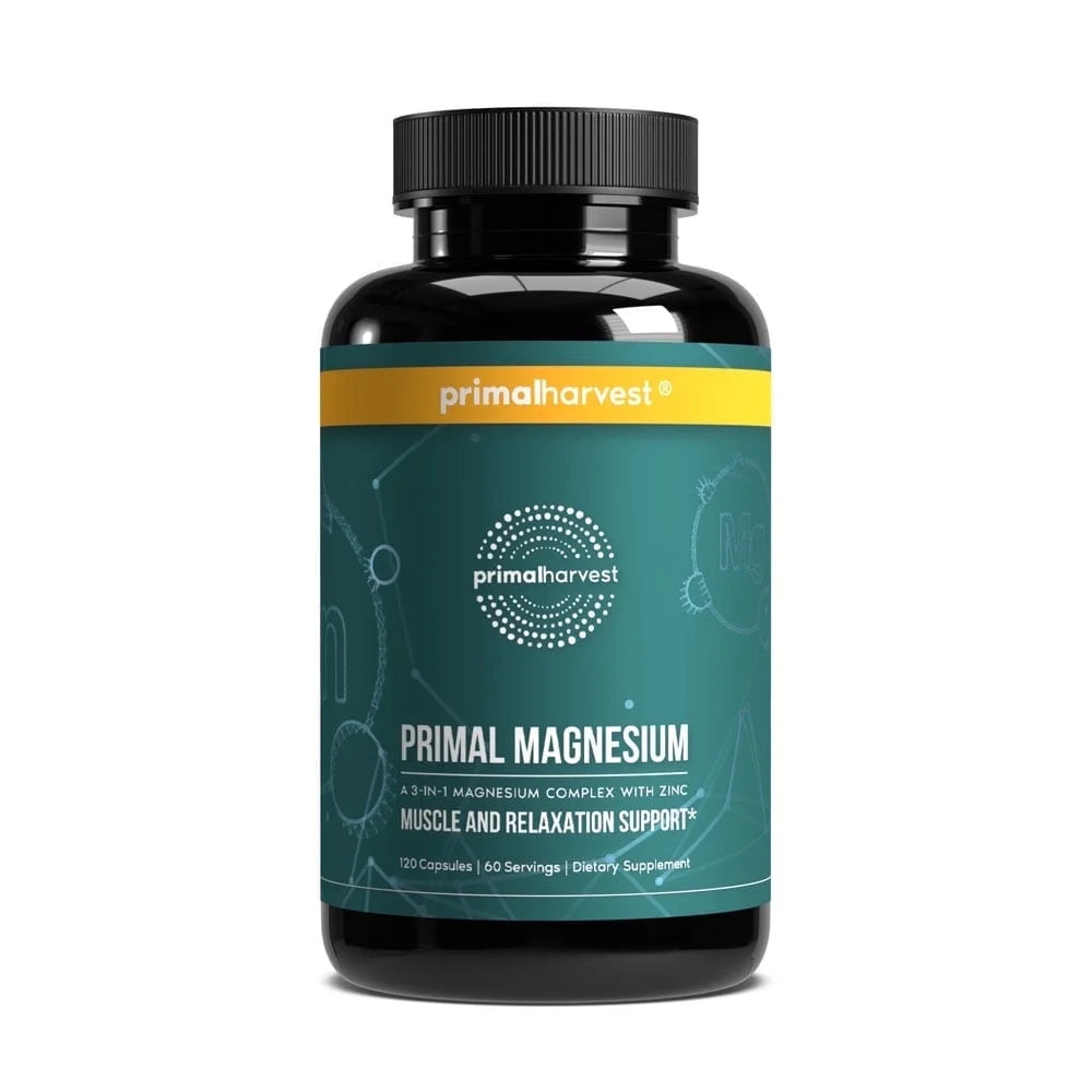Magnesium Complex, 120 Capsules: 310Mg 3 Types of Magnesium, Zinc