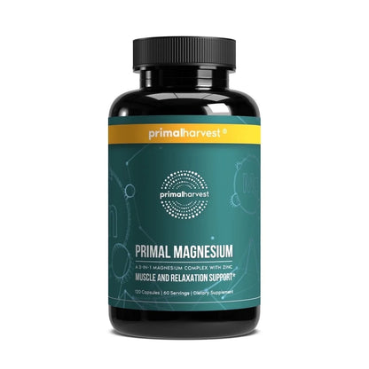 Magnesium Complex, 120 Capsules: 310Mg 3 Types of Magnesium, Zinc