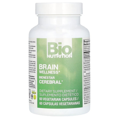 Bio Nutrition Brain Wellness - 60 Vegetarian Capsules