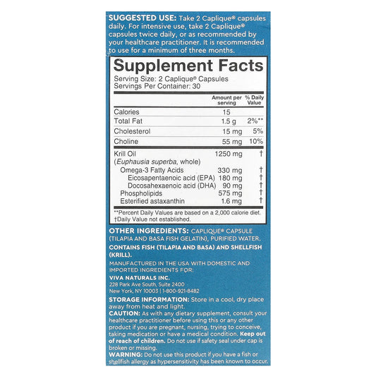Antarctic Krill Oil with Astaxanthin, 60 Caplique® Capsules