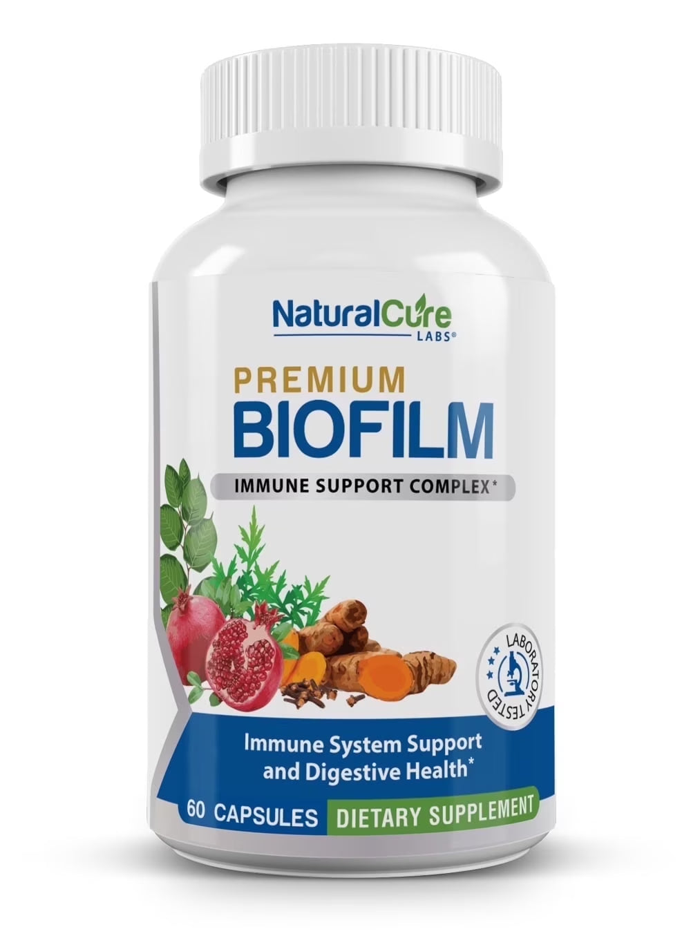 Biofilm Defense Complex - Multivitamin Turmeric & Pomegranate - 60 Capsules -
