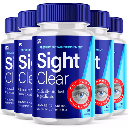Sight Clear - Support Healthy Eye Vision for Clarity & Focus (5 Pack)