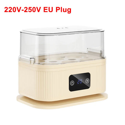Electric Egg Boiler Mini Egg Cooker with Timer Auto-Shut off Egg Steamer Breakfast Egg Maker 6 Eggs Boiled Machine Egg Cooker