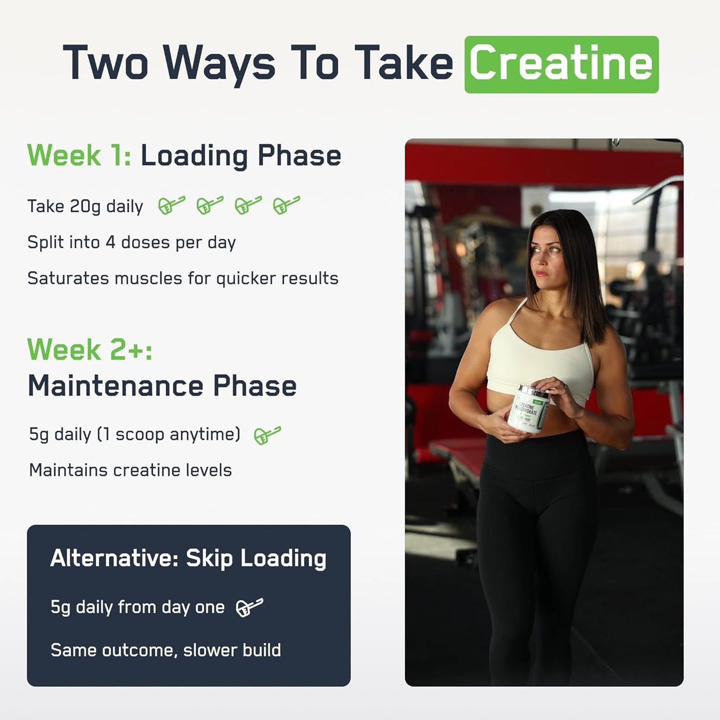 Creapure Creatine Monohydrate Powder - German Creatine Powder for Men & Women - Gym Workout Nutritional Supplements for Muscle Gain, Brain Health & Strength Building, 5G per Serv, 30 Servings
