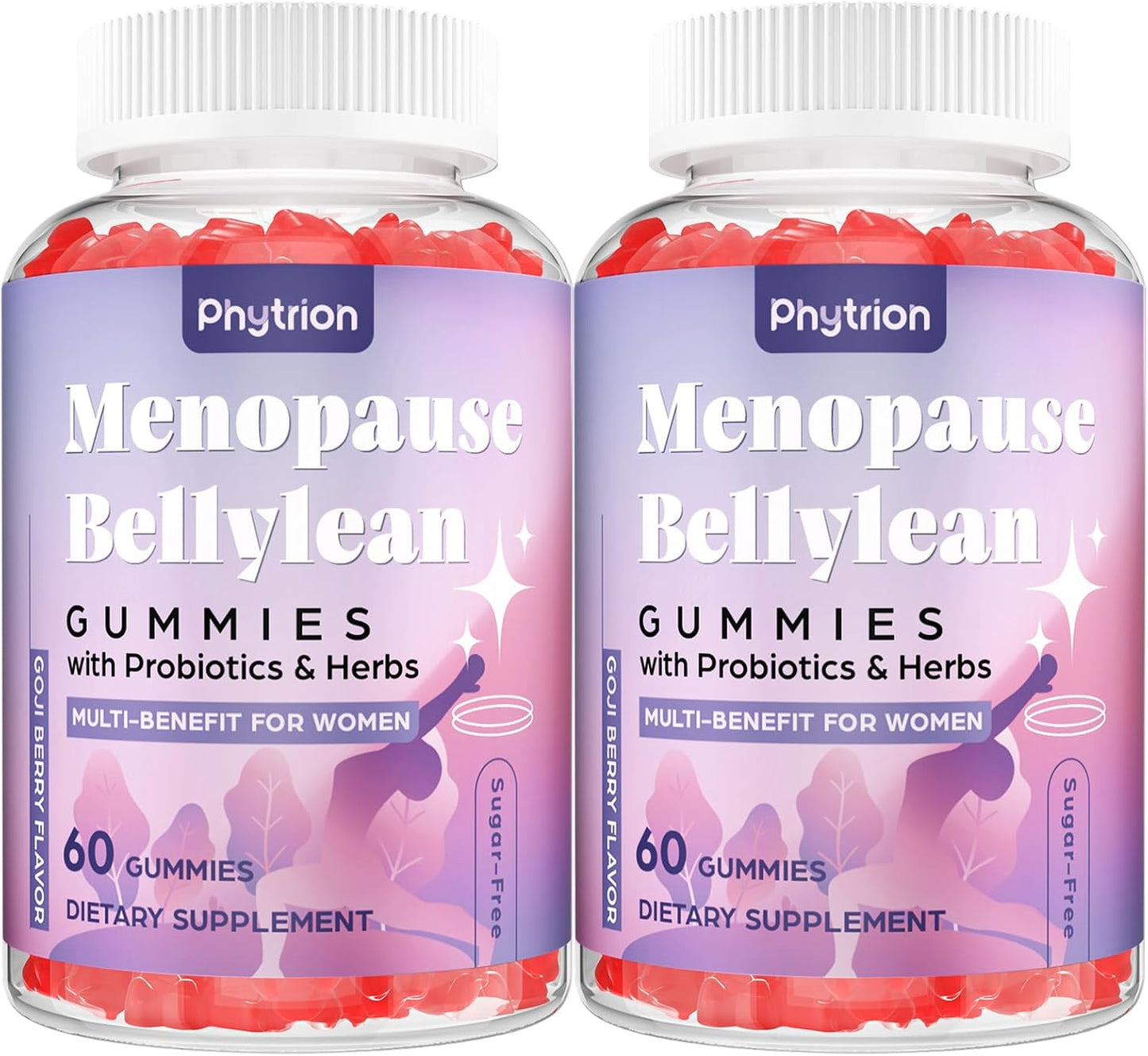 Menopause Supplements for Women, 120 Servings & 0 Sugar Menopause Gummies, Menopause Relief with Black Cohosh, Ashwagandha & Probiotics - Menopause Belly, Hormone Balance, Night Sweats & Mood Swings