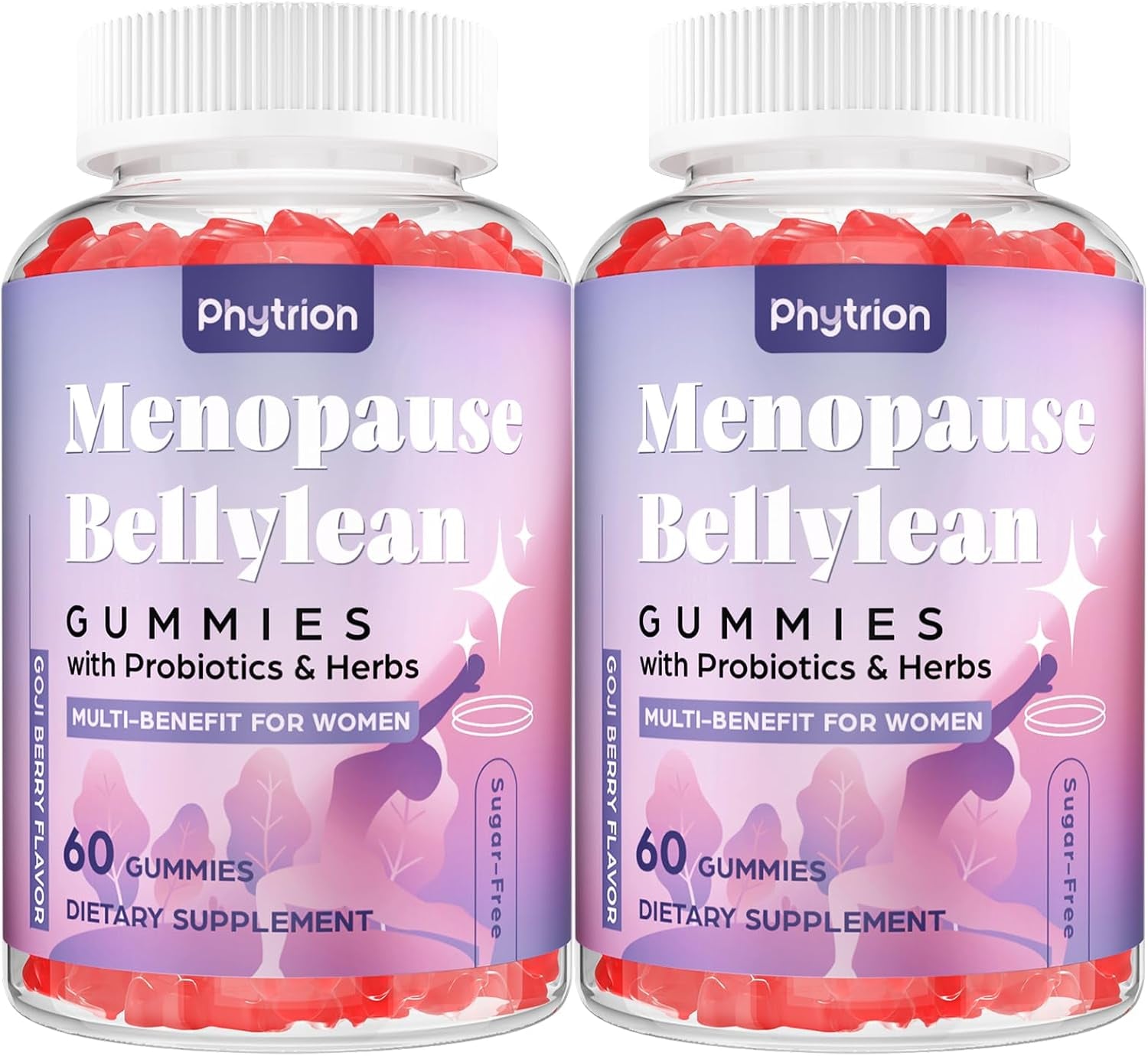 Menopause Supplements for Women, 120 Servings & 0 Sugar Menopause Gummies, Menopause Relief with Black Cohosh, Ashwagandha & Probiotics - Menopause Belly, Hormone Balance, Night Sweats & Mood Swings