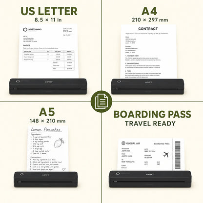 Inkless Portable Printer