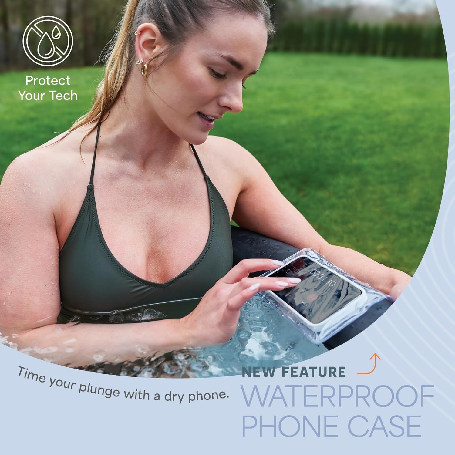 Nordpod Recovery Ice Tub – Portable Cold Plunge Tub for Ice Bath Recovery & Cold Water Therapy – Ice Bath Tub for Athletes – Indoor/Outdoor Cold Plunge Tub Outdoor with All-Weather Lid