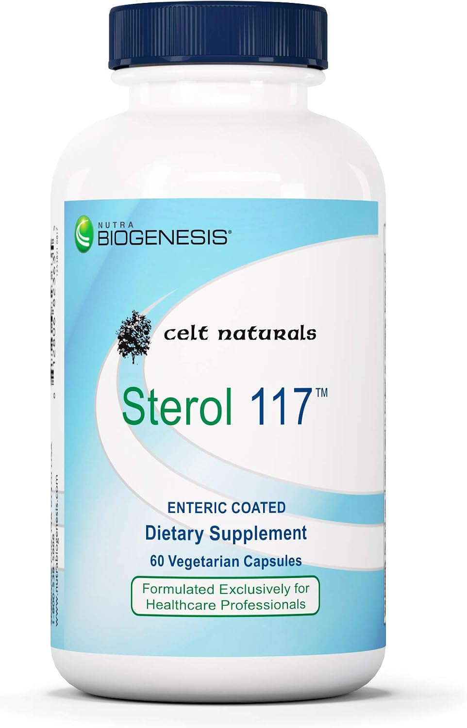 Sterol 117 - Plant Sterols Supplement, Phytosterol Supplement for Men & Women, Health & Wellness Support with Beta Sitosterol - 60 Vegetarian Capsules