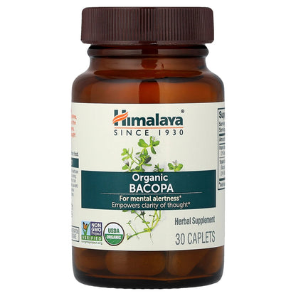 Organic Bacopa, 30 Caplets