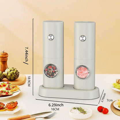 Electric Salt & Pepper Grinding Machine, Portable Salt & Pepper Grinding Tool, Household Kitchen Appliances for Daily Use at Home, Gift, Kitchen Gadgets, Kitchenware