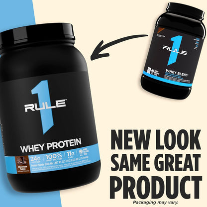 Whey Protein Powder, Banana Crème, 27 Servings | 24G Fast-Acting Protein from All-Whey Sources with Naturally Occurring Eaas & Bcaas for Workout Recovery or Anytime Use