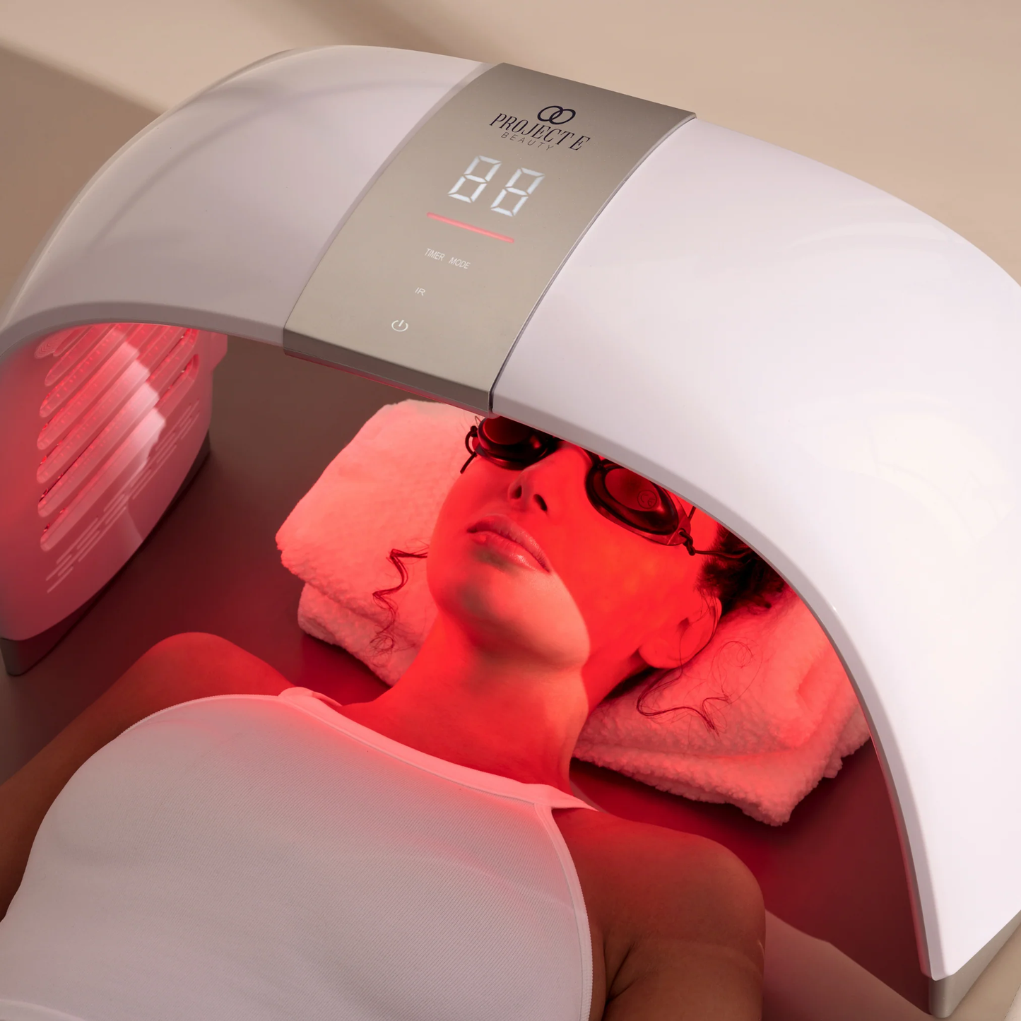 Lumalux Dome LED Red Light Therapy Device – Face & Body 7-Color + Infrared