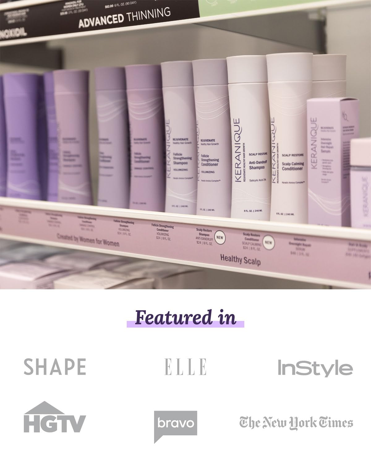 Hair Thickening Serum - Advanced Keratin-Enriched Follicle Booster Spray for Density Restoration and Fuller Growth