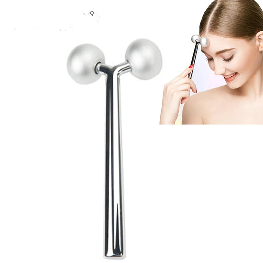 Natural Beauty & Wellness Facial Roller Massager V Face Skin Tightening & Collagen Production Rejuvenated Appearance Firm Tone