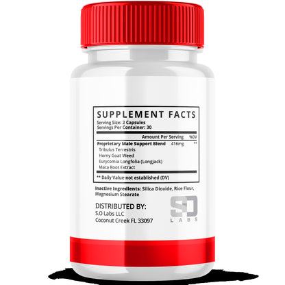 Biopeak for Men Advanced Formula Male Wellness Supplement Pills Bio Peak 60 Capsules