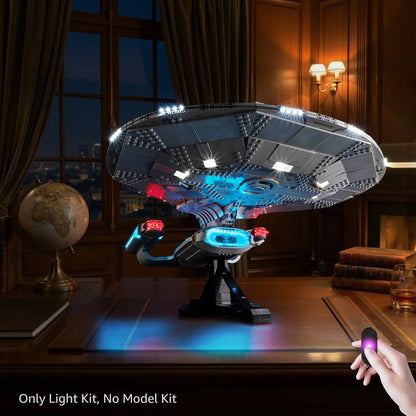 LED Light Kit Suitable for Star Trek: U.S.S. Enterprise NCC-1701-D 10356 Building Blocks Not Include Lego Building