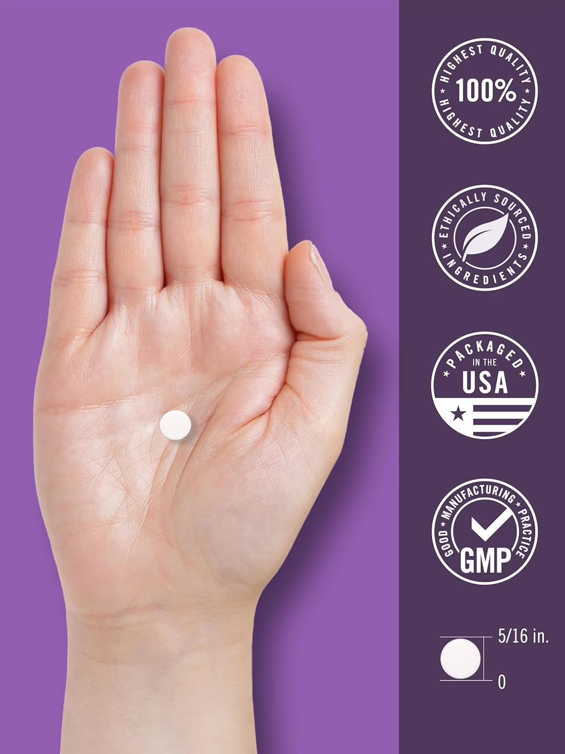 Melatonin 3Mg | 300 Vegetarian Tablets for Men and Women | by Carlyle