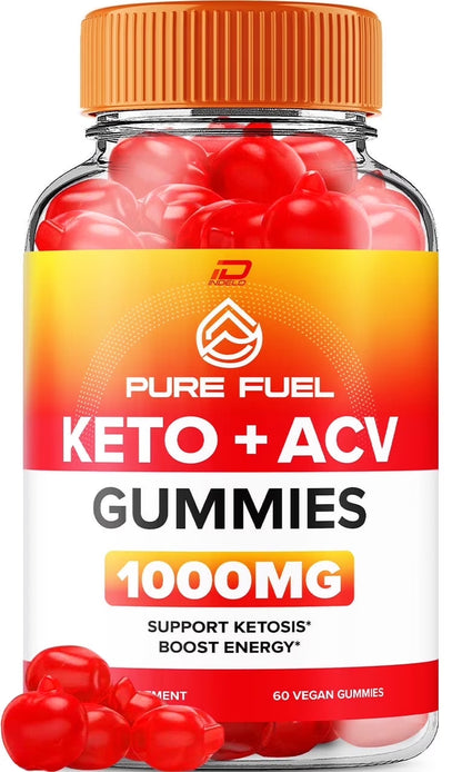 Pure Fuel Gummies - Pure Fuel Apple Cider Vinegar Gummy Supplement for Energy - Pure Fuel Keto Gummies Dietary Supplement (60 Gummies)
