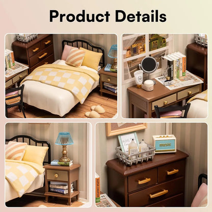Rolife Super Store Series Plastic 3D Puzzle, DIY Miniature Dollhouse Kit, Building Block Sets for Gifts, DW009 Dropship
