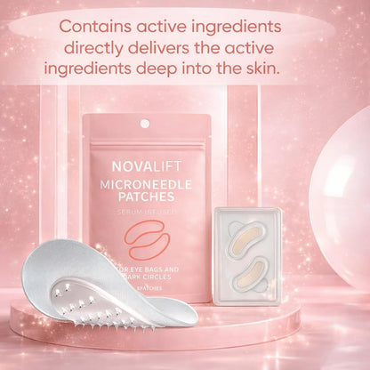 Micro Eye Patches – under Eye Patch with Hyaluronic Acid & Collagen for Dark Circles, Smooth Application Forehead & Smile Line Patches for Women (2)