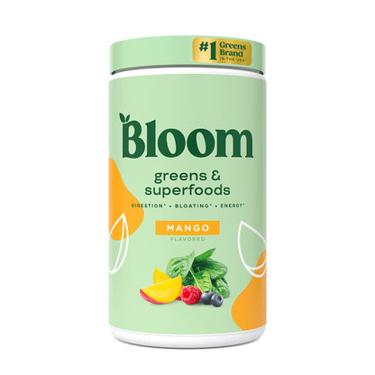 Greens & Superfoods Powder, for Digestive Health, Mango, 60 Servings