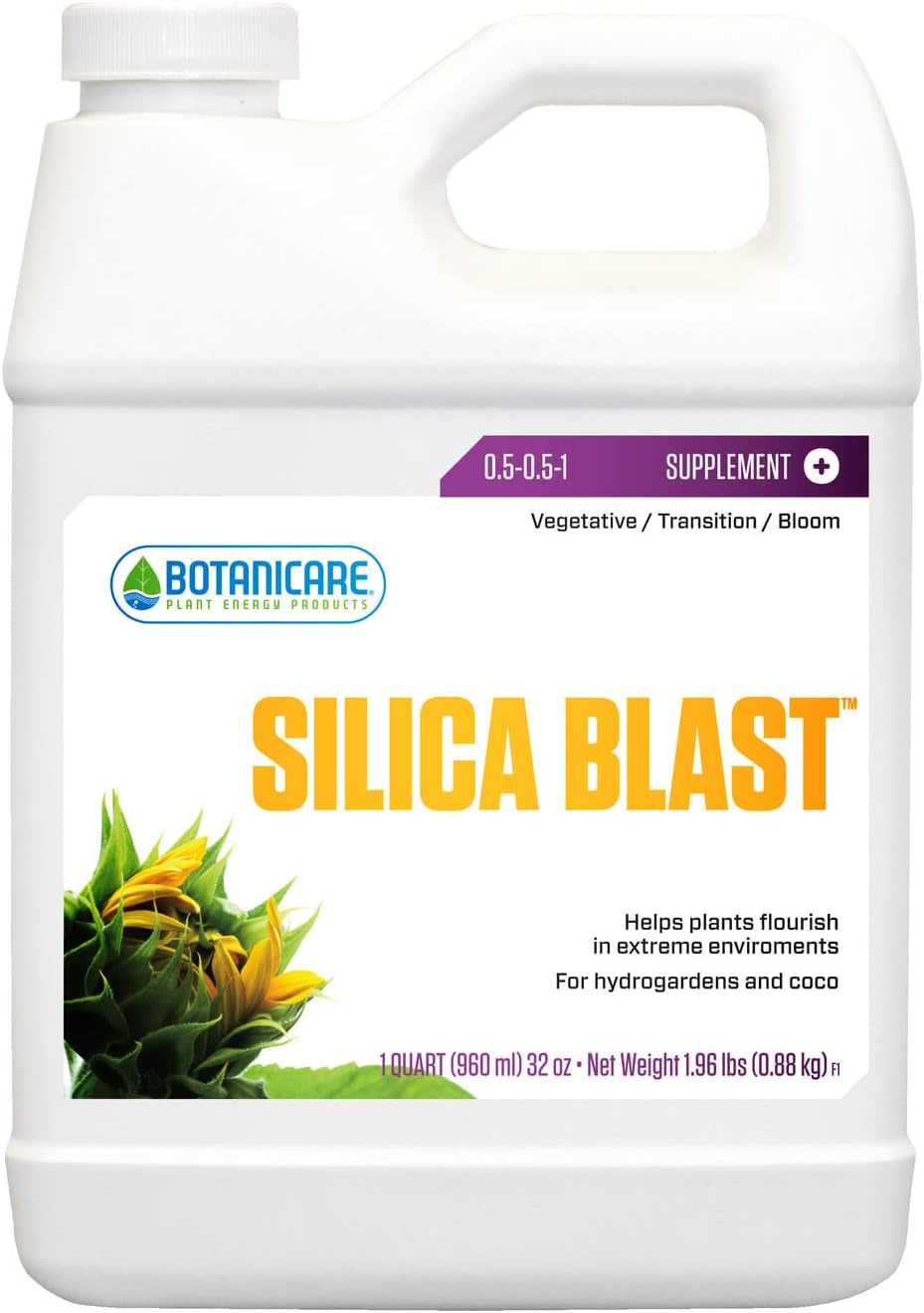 Silica Blast, Plant Supplement, 0-0-0.5, 1 Qt.