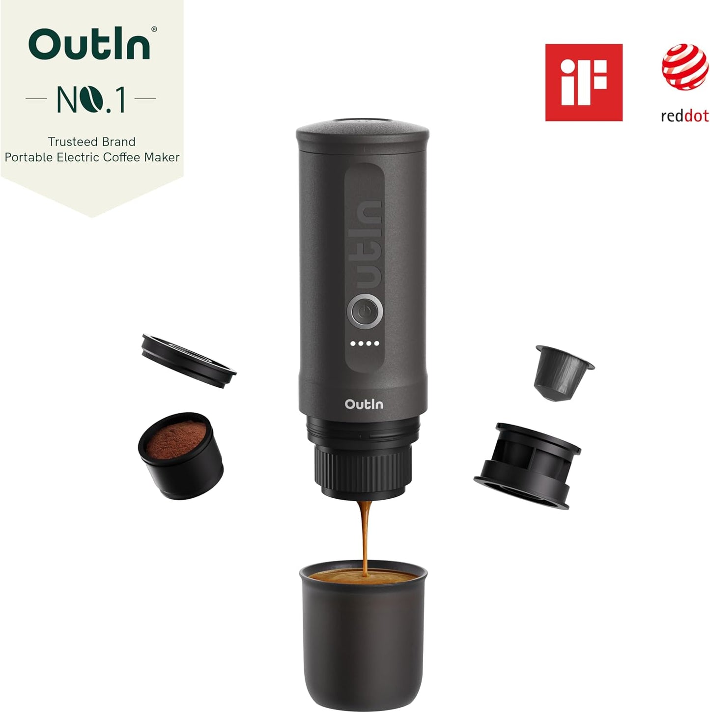 Nano Portable Electric Espresso Machine with Travel Tumbler