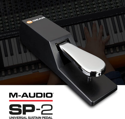 SP-2 Universal Sustain Pedal with Piano Style Action for MIDI Keyboards, Digital Pianos and More