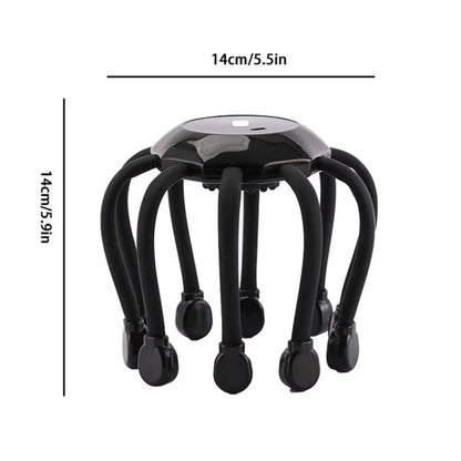 8-Claw Full Wrap Head Massage Machine 360 Degree Electric Point Massager Health Care Octopus Scalp Scratcher for Relaxation
