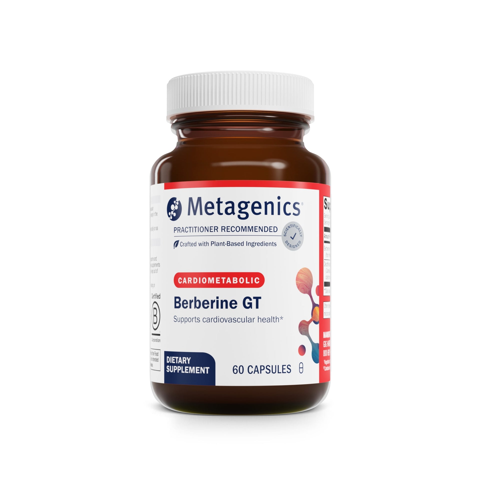 Berberine GT - Supports Cardiovascular Health and Healthy Carbohydrate Metabolism* - 60 Count