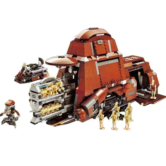 New in Stock 7662 05069 Trade Federiation MTT Contaiinerized Troop Carrier Building Blocks Toys for Children Christmas Gift