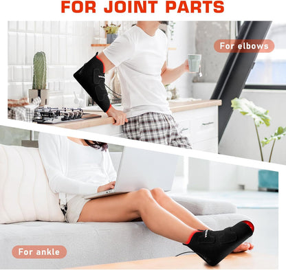 Red Light Therapy for Feet 2 Packs —Infrared Light Therapy Shoes Wraps Toes & Ankle, Led near Infrared Light Boots, Controller Adjustable Power & Time