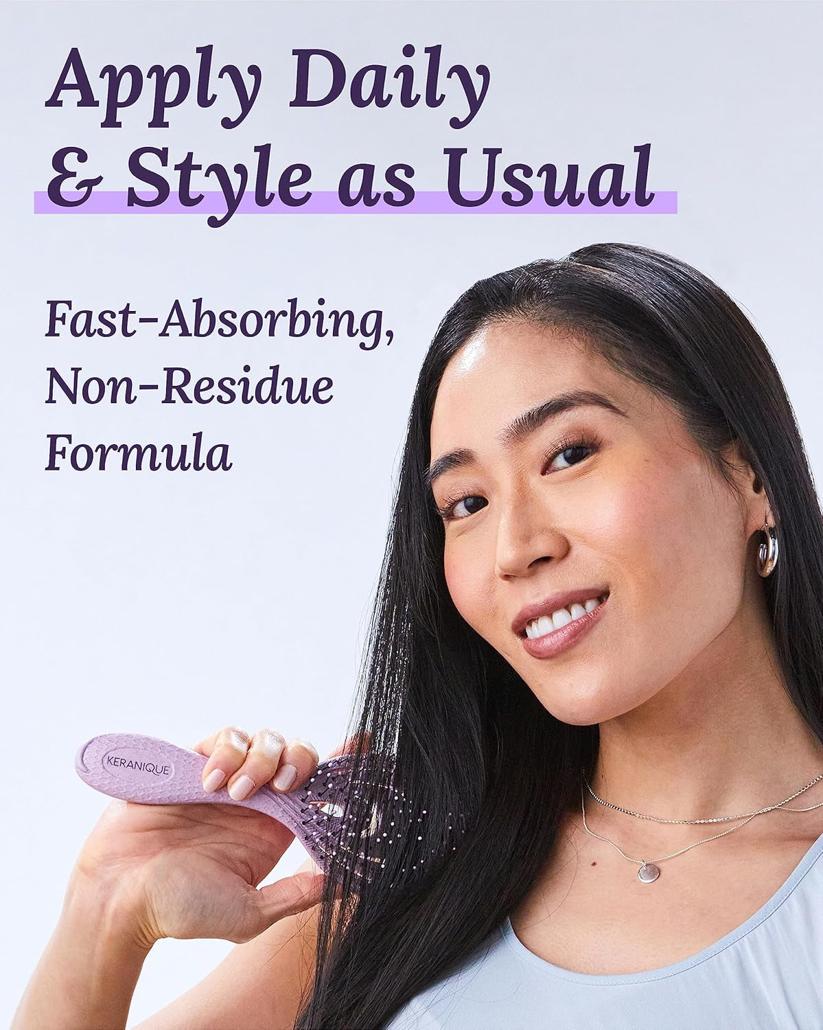 Hair Thickening Serum - Advanced Keratin-Enriched Follicle Booster Spray for Density Restoration and Fuller Growth