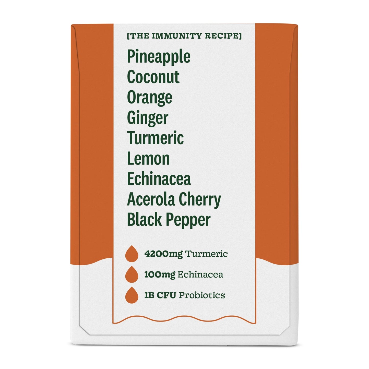 Organic Immunity Turmeric Pineapple Wellness Shots, 1.7 Fl Oz Bottle, 4-Pack