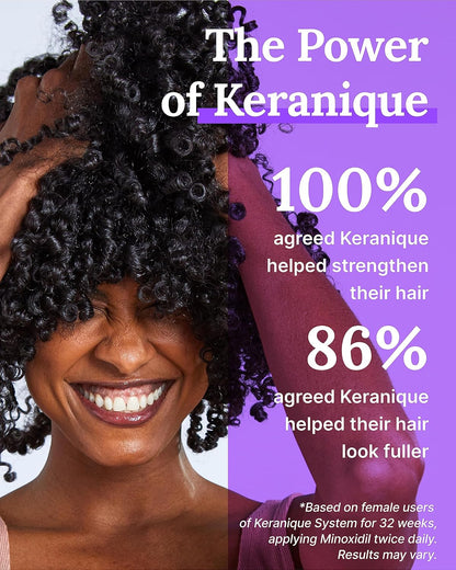 Hair Thickening Serum - Advanced Keratin-Enriched Follicle Booster Spray for Density Restoration and Fuller Growth
