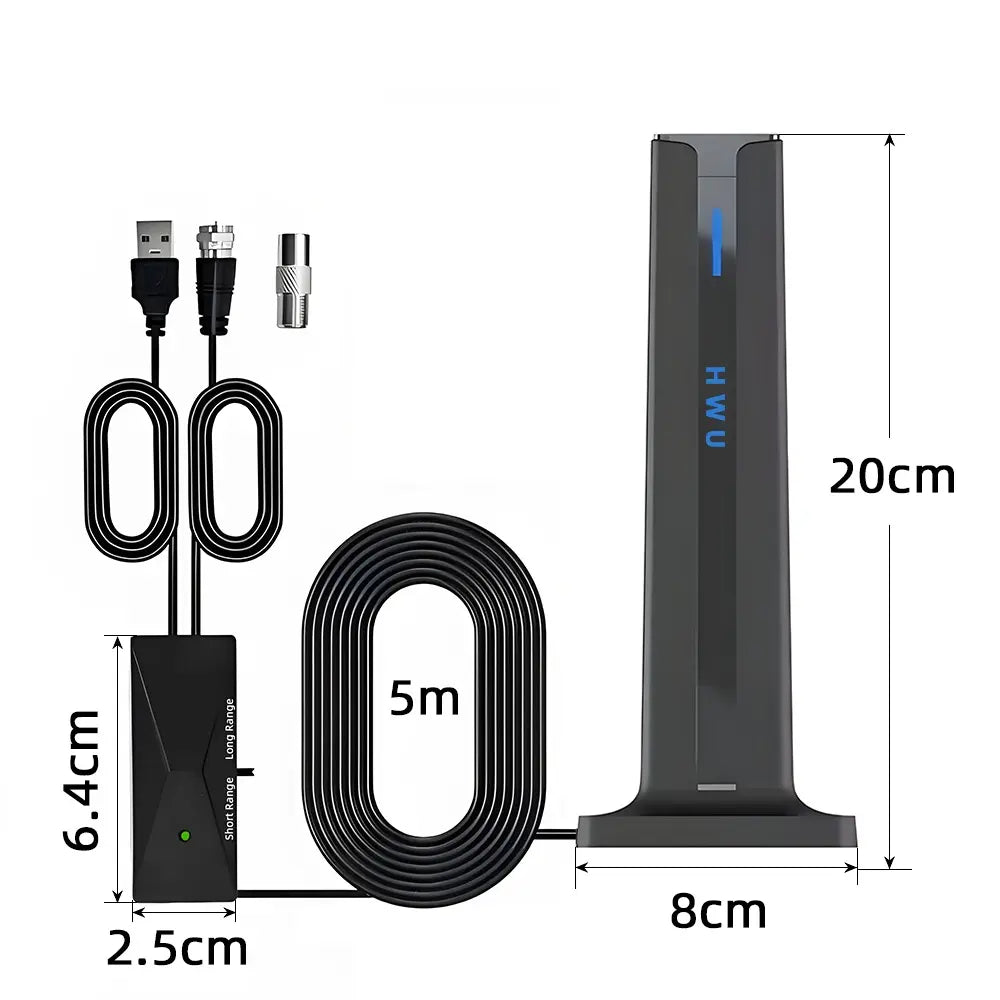 TV Antenna Indoor/Outdoor Long-Range HD Signal Amplifier Newly Upgraded for Stable Signal Reception Channels Suitable for Urban, Rural, RV, and Other Scenarios HD Digital TV Antenna Tiktokshopspringglowup,Summerwins Summerwins