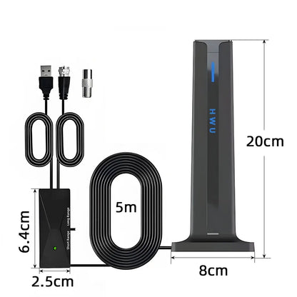 TV Antenna Indoor/Outdoor Long-Range HD Signal Amplifier Newly Upgraded for Stable Signal Reception Channels Suitable for Urban, Rural, RV, and Other Scenarios HD Digital TV Antenna Tiktokshopspringglowup,Summerwins Summerwins