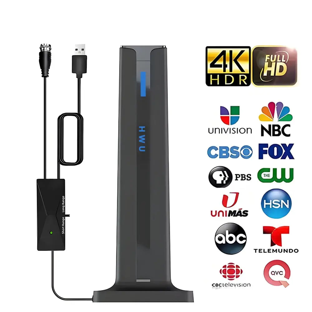 TV Antenna Indoor/Outdoor Long-Range HD Signal Amplifier Newly Upgraded for Stable Signal Reception Channels Suitable for Urban, Rural, RV, and Other Scenarios HD Digital TV Antenna Tiktokshopspringglowup,Summerwins Summerwins