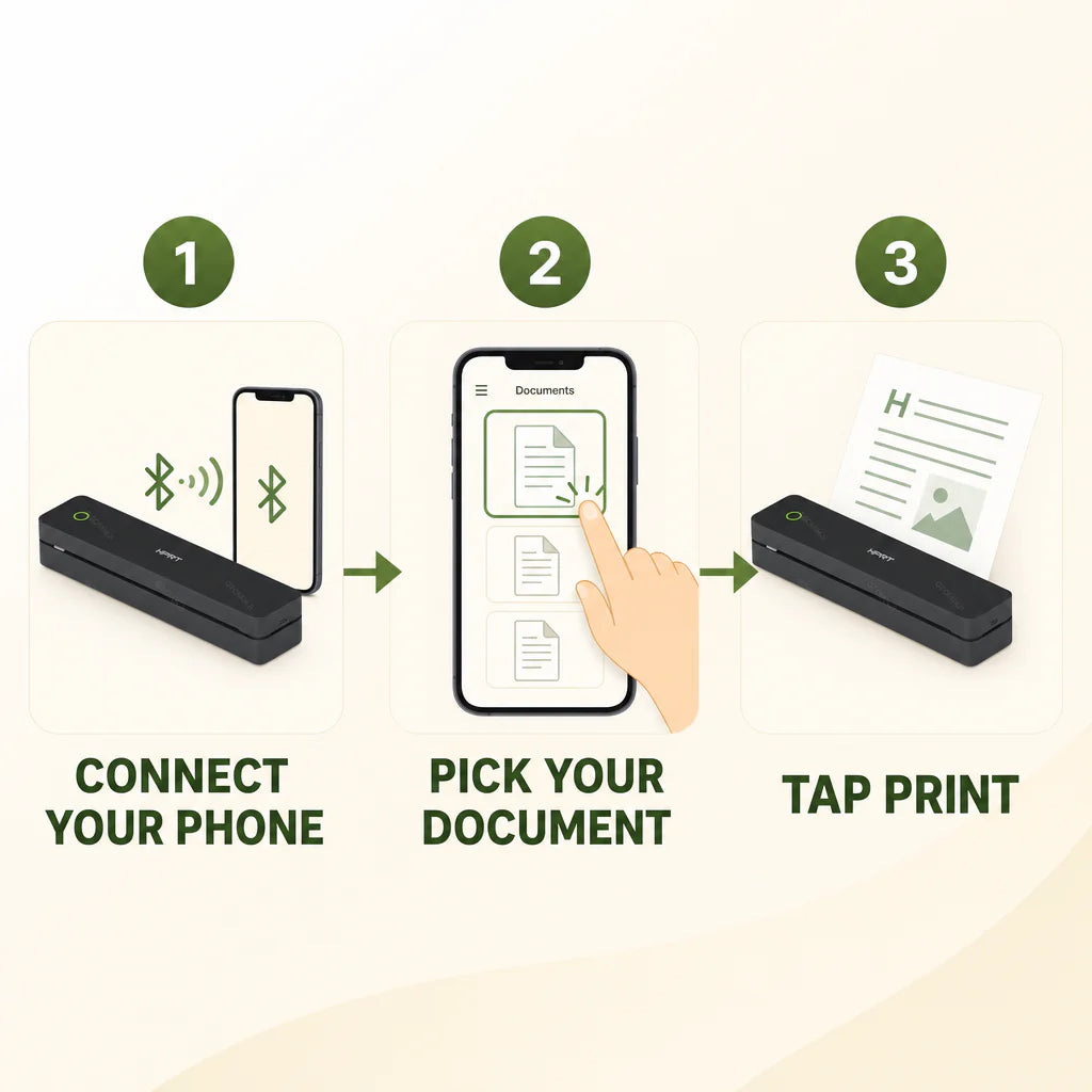 Inkless Portable Printer