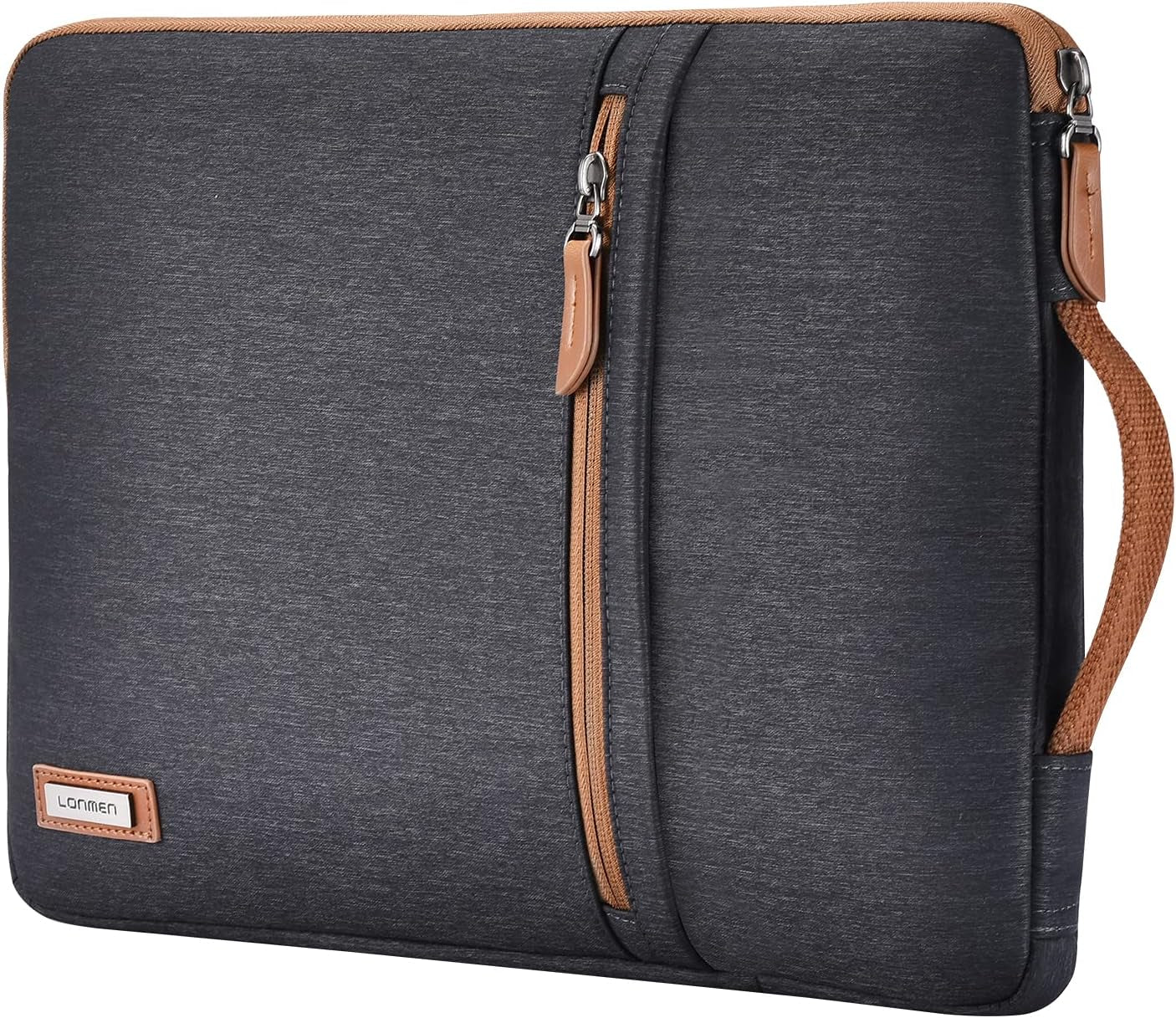 14 Inch Laptop Sleeve Case Water-Resistant Handle Bag for Most 14” Computer/Surface Book/Lenovo Flex 4/Yoga 530/Thinkpad L480 E485/HP Pavilion X360/Dell New Latitude 5490 7490 2018