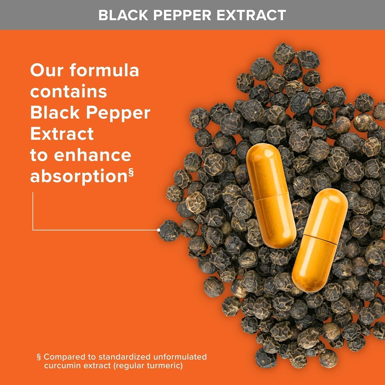 Turmeric Curcumin with Black Pepper & Ginger, 2400Mg Turmeric Extract with 95% Curcuminoids, Extra Strength Supplement, Enhanced Absorption, Joint Support Supplement, 105 Count