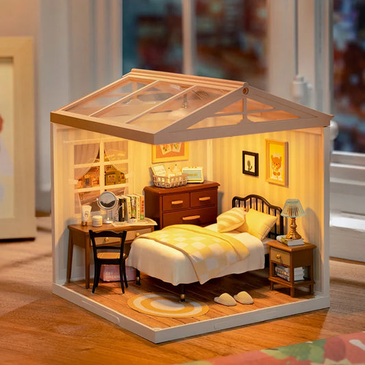 Rolife Super Store Series Plastic 3D Puzzle, DIY Miniature Dollhouse Kit, Building Block Sets for Gifts, DW009 Dropship