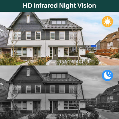 HD Video Doorbell Wireless, 2.4Ghz Wifi Doorbell Camera Indoor Chime,Two-Way Audio, IP66 Weather Resistance, IR Night Vision, AI Human Detection (1080P)