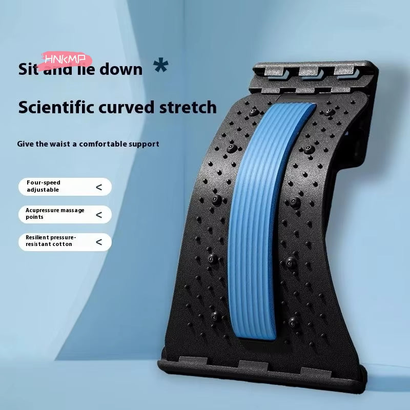1Pc Magnetic Lumbar Back Soothing Device Spine Stretch Nerve Compression Relief Vertebrae Corrector - Back Pain Relief Therapy