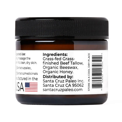 Santa Cruz Paleo Beef Tallow Beeswax and Honey Moisturizer